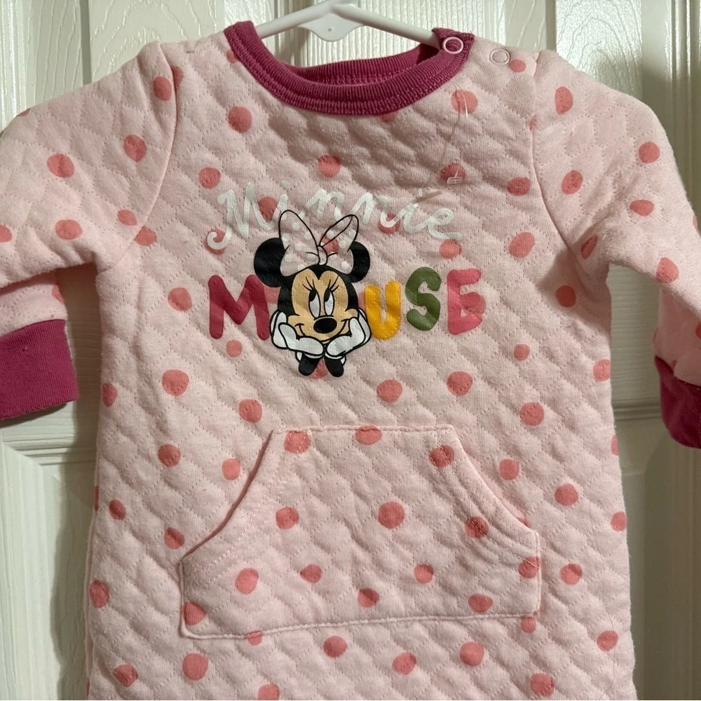 Disney Baby Quilted Minnie Mouse Romper